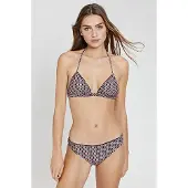 Shiwi Ladies Retro Miniprint Liz Triangle Bikini Bourgondy Aubergi Maat: 42 | Bikini's Outlet | Dames