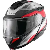 NEXX X.Lifetour Pro Mile Carbon Wit Rood Systeemhelm Maat S
