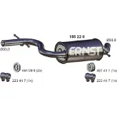 ERNST 155229 Uitlaat middendemper