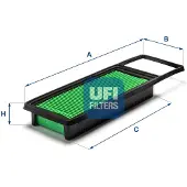 Ufi 27.994.00 Luchtfilter