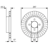 Bosch 0 986 479 U93 Remschijf