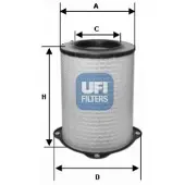 Ufi 27.278.00 Luchtfilter