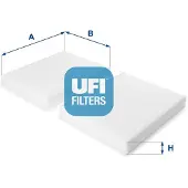 Ufi 53.229.00 Interieurfilter