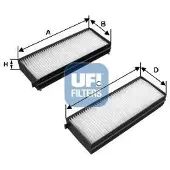 Ufi 53.121.00 Interieurfilter