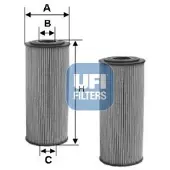 Ufi 25.133.00 Oliefilter