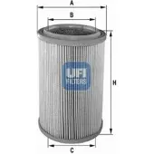 Ufi 27.074.00 Luchtfilter