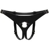 Liebe Seele - Dark Secret - Exclusief leren Strap-On Harnas