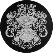 Dutch Wallcoverings Flock stickers Oriental zwart