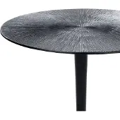 Beliani SELWYN - Bijzettafel - Zwart - Aluminium