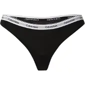 Calvin Klein Underwear String zwart / wit