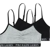 Polo Ralph Lauren Acc Polo Ralph Lauren Tops - 2-pack - Zwart/Grijs Gevlekt - - 13-15 jaar (158-170) - Ondergoed