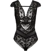 s.Oliver Body Adèle gemaakt van discreet transparant, gebloemd kant, sexy lingerie | Maat 75