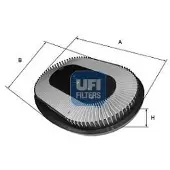Ufi 27.526.00 Luchtfilter