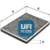 Ufi 54.272.00 Interieurfilter