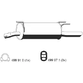 ERNST 024280 Einddemper