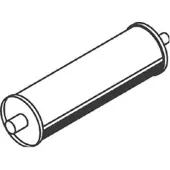 DINEX 50445 Uitlaat middendemper