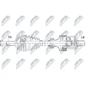 NTY NPW-RE-105 Aandrijfas