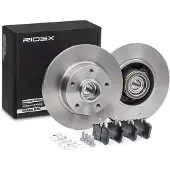 RIDEX 3405B0404 Remschijven en blokken