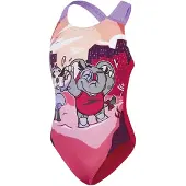 Speedo ECO Learn-To-Swim Print Crossback Badpak Meisjes 110