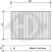 Diederichs DCI0043 Interieurfilter