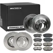 RIDEX 3405B0360 Remschijven en blokken