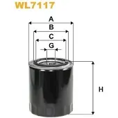 WIX FILTERS WL7117 Oliefilter