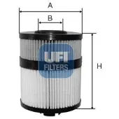Ufi 25.108.00 Oliefilter