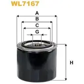 WIX FILTERS WL7167 Oliefilter