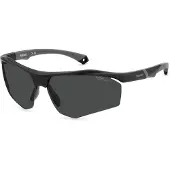 Polaroid Zonnebril PLD 7055/S 68/10/135 Matte zwarte polycarbonaat monturen MAN PLD 7055/S