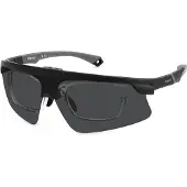 Polaroid Zonnebril 'PLD 7056/CI/S Matt blue 99/1/135 MAN Sunglasses' zwart