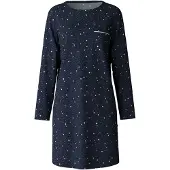 Calida Nachthemd donkerblauw / wit