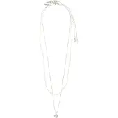 Pilgrim Ketting 'Arlet' zilver / parelwit