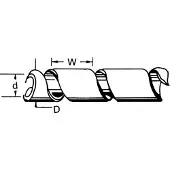 Fixapart Spiraalband kabelslang - 19mm / 10m / transparant