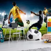 Karo-art Fotobehang - Beslissende Tackle , Voetbal