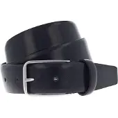 Vanzetti Leren Riem Dresscode: Business 35mm Cambered Belt W115 Black Zwart