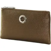 Mandarina Duck Leren Utensil zak Mellow Lux Pouch Bronzo Brons