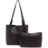 Tamaris Schoudertas Janika Shopper Brown Donkerbruin