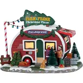 Lemax Farm Fresh Christmas Trees Kersthuisje