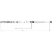 Textar 44006700 Handremkabel