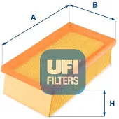 Ufi 30.638.00 Luchtfilter