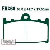 EBC Brakes FA366V Remblokken