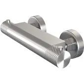 Brauer Brushed Carving opbouw douche thermostaatkraan RVS geborsteld PVD