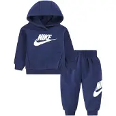 Nike Joggingpak 'Club Fleece' navy / wit