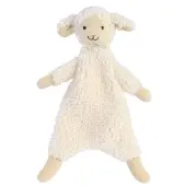 Happy horse Lam Leo Knuffeldoekje - Wit - Baby cadeau