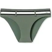 Schiesser Bikinibroek 'Californian Dream' kaki / zwart / wit