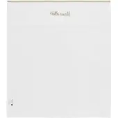 Meyco Baby Hello World ledikant laken - sand - 100x150cm - 0.3 TOG