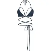 LASCANA Bikinitop 'Gina' nachtblauw