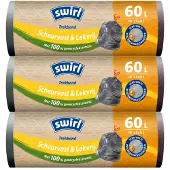 Swirl 3x Vuilniszakken met Trekband 60 liter 10 stuks
