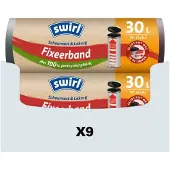 Swirl 9x Pedaalemmerzakken Xl Met Fixeerband 30 Liter 10 Stuks
