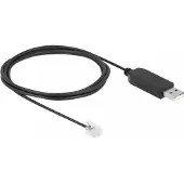 Pro Adapter cable USB Type-A to Serial RS-232 RJ12 with ESD protection APC 2 m